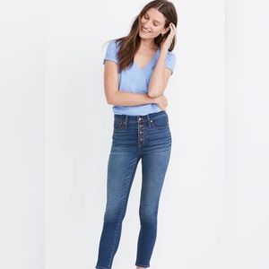 Madewell Mid Rise Skinny Crop Jean